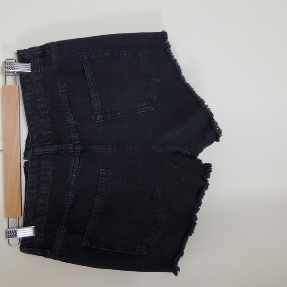 Disney Mickey Mouse Black Frayed Hem Women's ShortsSize 28 - Picture 2 of 7